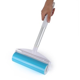 iLifeTech Reusable Sticky Picker Set Cleaner Lint Roller Pet Hair Remover Brush, Blue Size Large
