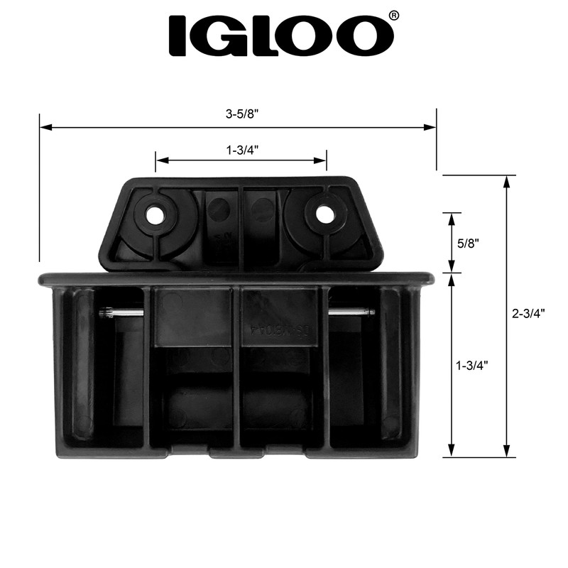 Igloo Hinge for 25, 52, 72 Qt BMX Coolers, Plastic,