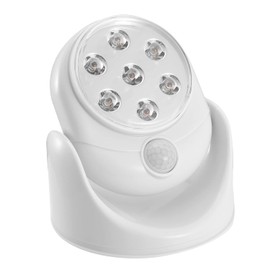 GPCT [Motion Sensor Activated Cordless [7 LED Bulbs] [360°Infrared] Auto-Sensing Battery-Powered [PIR Security] Light/Lamp- Indoor/Outdoor/Wall/Garage/Patio/Pool Flood Night Light Lamp AS SEEN ON TV