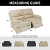 Easy-Going 100% Dual Waterproof Recliner Loveseat Cover, 6-Pieces Stretch Relining