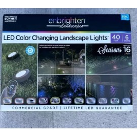 ENBRIGHTEN Seasons Landscape Lights, 40 ft. , 6 LED COLOR