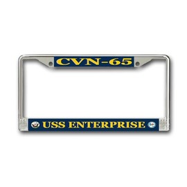 MilitaryBest USS Enterprise CVN-65 License Plate Frames