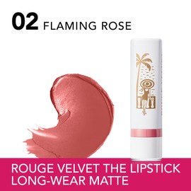Bourjois Paris Rouge Velvet French Riviera Lipstick 2.4g - 02 Flamingo Rose