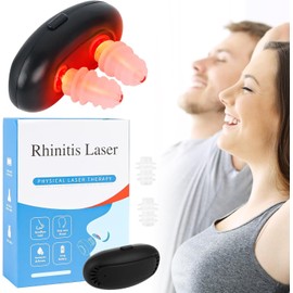 Byffoer Red Light Nasal Therapy Device, Red Light Lamp Therapy Nasal Calming Device, Red Light Therapy, Nose Infrared, Rhinitis Therapy Device, Nose Rhinitis Therapy Device
