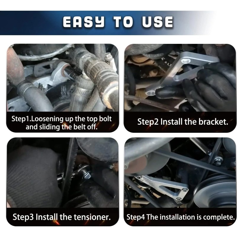 Camoo Alternator Bracket Kit for Small Block Chevy SBC 305