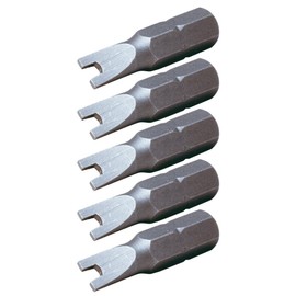 KS Tools 911.292 1/4-Inch CLASSIC Bit Security Slot, 5 Pieces, 10mm