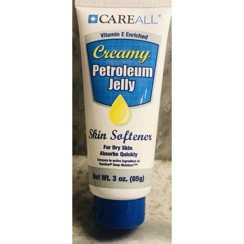 CareAll Vit. E Enriched Creamy Petroleum Jelly-For Dry Skin:3oz/85gm