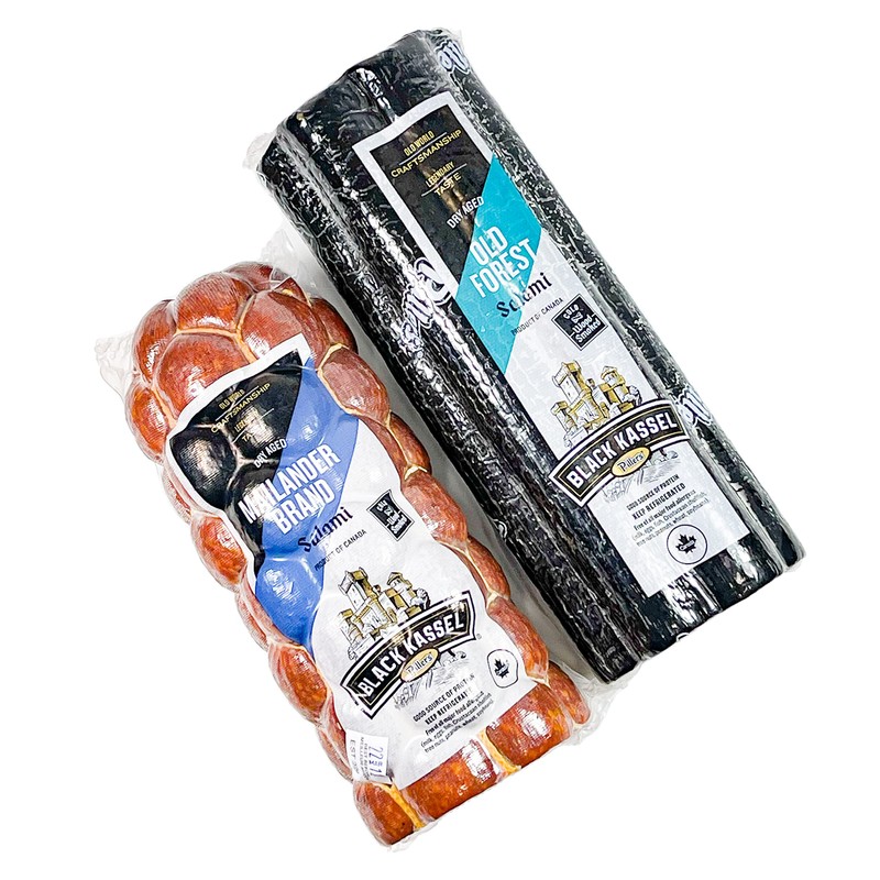 Old Forest and Mailander Salami Combo, Dry Aged Sausage by