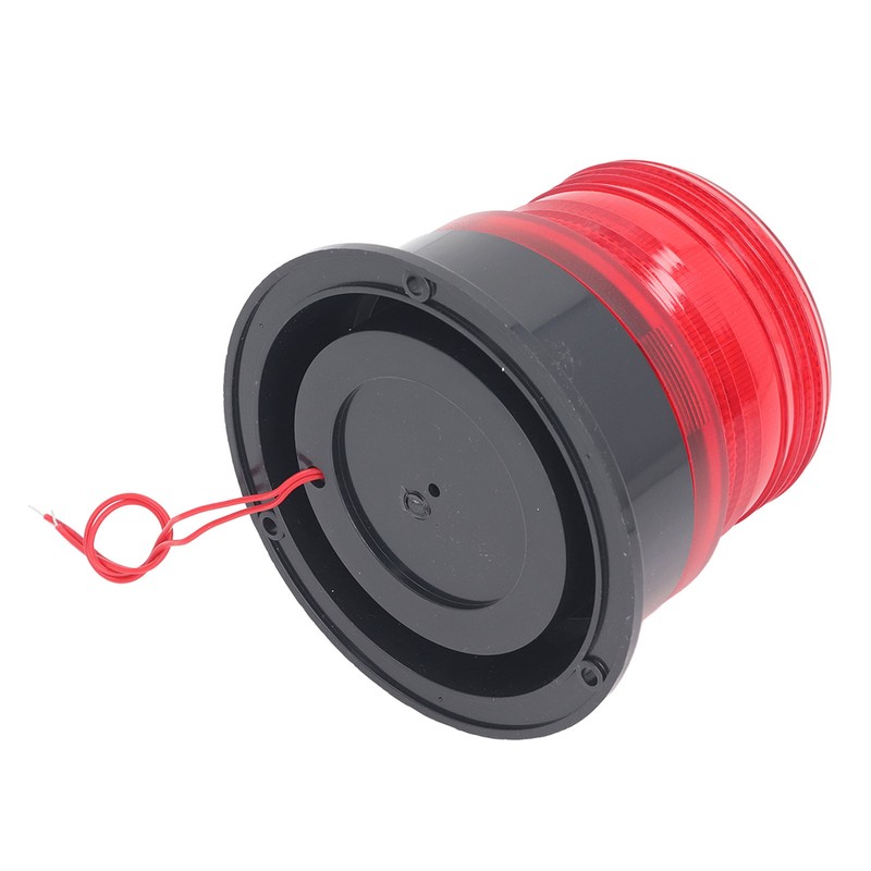 Round Red Warning Light Industrial Emergency LED Rotating Strobe Beacon