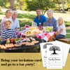 LONLONBANG Family Reunion Invitations Family Picnic Invite Cards Back Yard