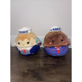 Squishmallows 10” Stranger Things Ahoy Set - Butterscotch & Chocolate Plush Toys