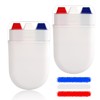 2pcs Patriotic 4th of July Face Paint, Blue White &