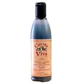 Cucina Viva Balsamic Classic Glaze, Made with Balsamic Vinegar of Modena (16.9 fl oz (500ml))