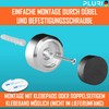PLURI - Premium Door Stopper Wall Stainless Steel [Set of