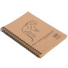 4Pcs Kraft Paper Sketchbook Retro Sketch Pad HandPainted Thick Art