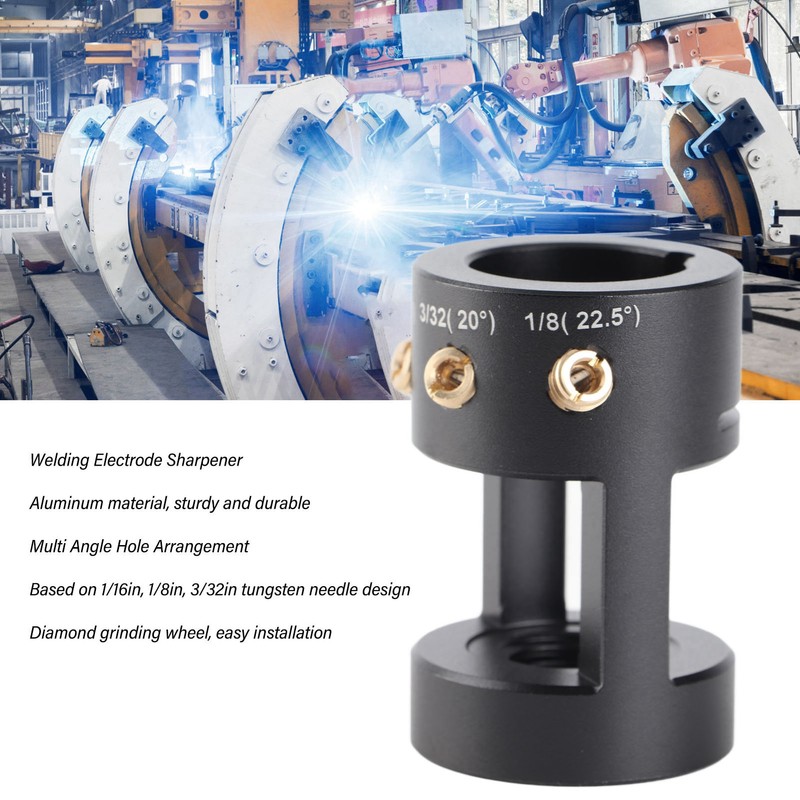 Tungsten Electrode Sharpener Multiple Angles TIG Welding Electrode Grinder Rotary