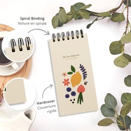 Pierre Belvédère - Grocery List Notepad 10 x 4 in. - 80 Sheets - List Pad To Do List Notepad for shopping - Ma liste d’épicerie - 200175