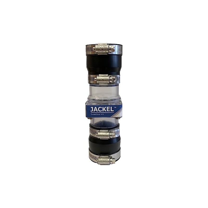 JACKEL Sump Pump Check Valve, Clear, Model: DJ-545C