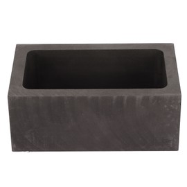 Graphite Ingot Mold 101ml Rectangular High Thermal Stability Graphite Crucible Mould for Gold Silver Copper Brass