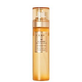 HOLIKA HOLIKA Honey Royal Lactin Serum Mist - Face Hydrating Spray - Royal Jelly, Niacinamide, Collagen, Shea Butter - Radiance Enhancing Refreshing Korean Skincare for Dry Skin, 4.05 fl.oz.