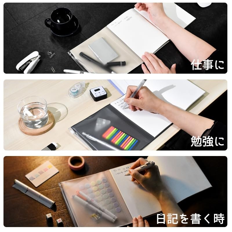 Yumekilock Notebook Cover with Pen Case B6 Sotto [Pink] [Note