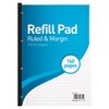 SUMMIT Lined Paper A4 Refill Pad, 160 Page, Single Notepad,