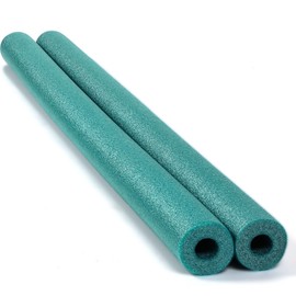 Hanaive 2 Pack Pool Noodles 52 Inch Foam Pool Swim Noodles Hollow Foam Noodle for Christmas Decoration Swimming Floats DIY Floating Craft Projects(Green)