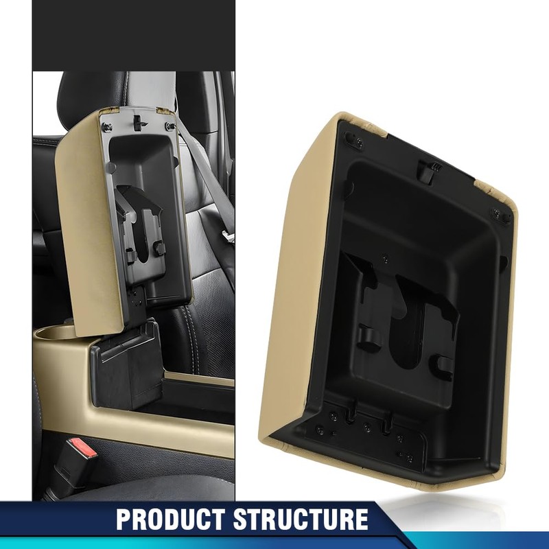 PIT66 Armrest Lid Cover Center Console Lid, Compatible with 2004-2008