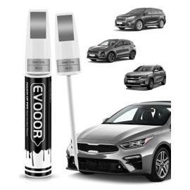 Pintura de Retoque Compatible con Kia Coincidencia Exacta 2 en 1 Pintura de Retoque para Reparación de Astillas y Rayones (Gris Acero (KLG))