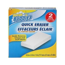 Scrub Buddies Quick Eraser Sponges, 2-ct. Packs