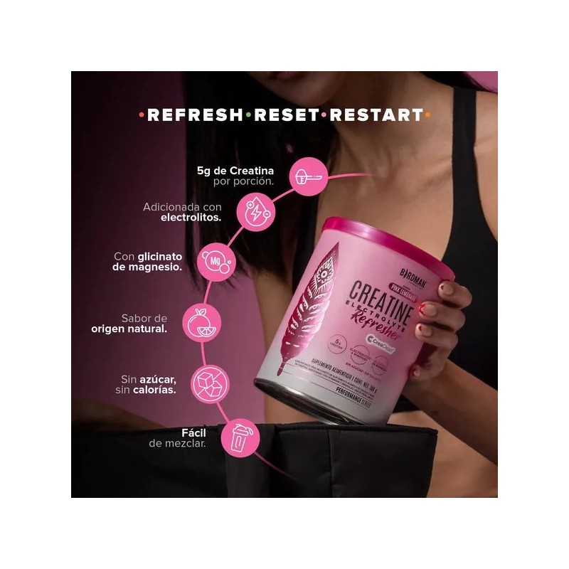 Birdman Fitmingo 510g Creatina Refresher Complejo B 660mg