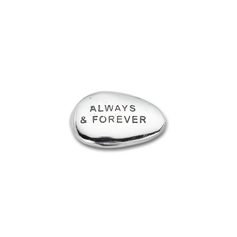 Abbott Collection Engraved Pebble-Always & Forever-2" L