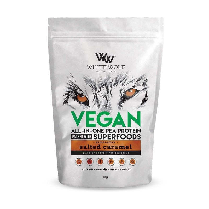 White Wolf Vegan Protein Blend- Vanilla- 400g