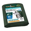 TUFFBOY 8x10 Waterproof Tarp – 8 MIL Heavy-Duty Poly Tarp