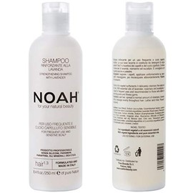 NOAH Hair 1.3 Strengthening Shampoo with Lavender – For Sensitive Scalp & Frequent Use, Moisturises, Strengthens Hair, Eucalyptus & Rosemary Oils, Paraben-Free, Sulfate-Free, 250ml