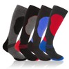 i-Smalls Men's Performance Ski Socks Knee High Compression Support Warm,