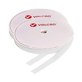 VELCRO® 10mm White Sew On Velcro Tape - 5m Rolls