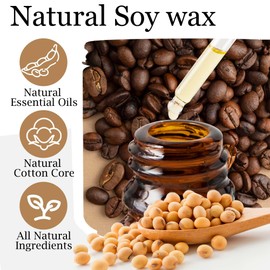 Lihome Candles Gifts for Women - Scented Candles, Natural Soy Wax Candles for Home Scented Perfect for Christmas, Birthday, Mother's Day, Coffee Candle