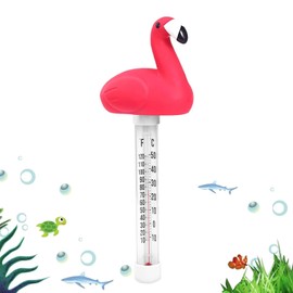 Pool Temperature Gauge, Submersible Water Temperature Gauge, Large Display Easy Read Sensor Animal Shape Monitor for Hot Tubs Spas Aquariums Outdoor Indoor