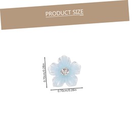 TOVINANNA Flower Nail Charms Nail Art Jewelry Colorful Resin Rhinestones Elegant Accessories for Women