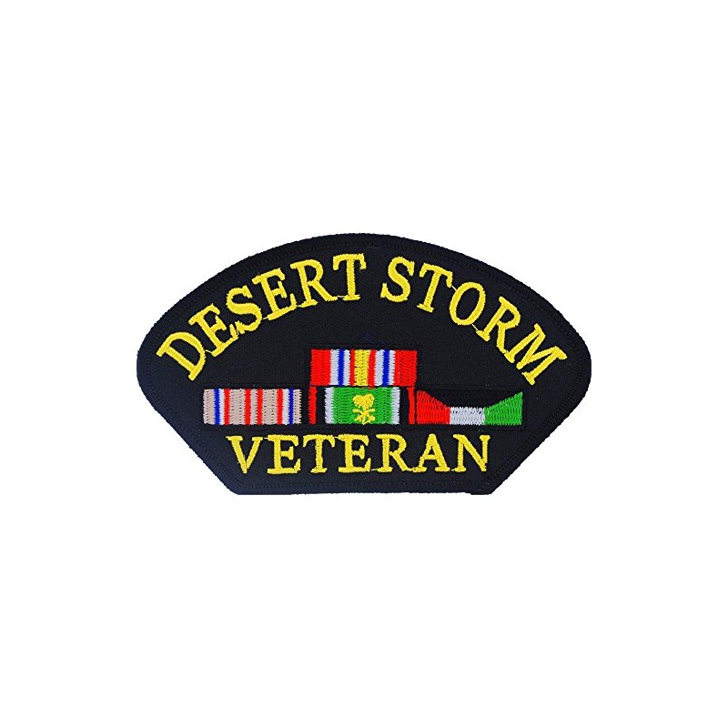 Desert Storm Veteran Hat Patch 2 3/4" x 5 1/4"