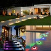 Quntis 12 Pack Outdoor Solar Deck Lights Multicolored - 11