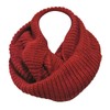 Wrapables Thick Knitted Winter Warm Infinity Scarf - Red Wine
