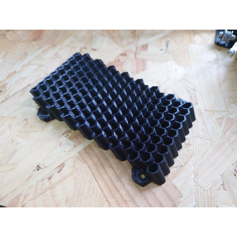 Hex Bit Wall Holder Storage 1/4" 136 Spaces