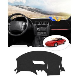 CARTIST Dash Cover Compatible with Pontiac Firebird 1993 1994 1995 1996 Dashboard Cover Mat for Firebird Accessories Non-Slip Carpet Sunshield Glare UV Rays Protector