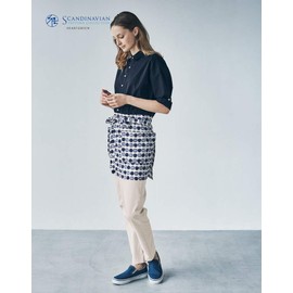 Kassy Kashima HEARTGREEN HAE016 Scandinavian Pattern Collection Waist Apron Apple Free