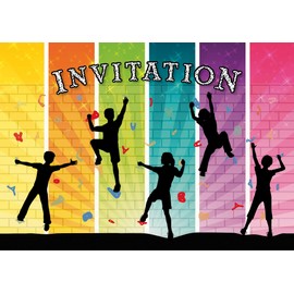 Unknown Colibri Edition 10 Escalade Invitation Cards in The French Room for a Child's Birthday or a Children's Day (11064 FR)