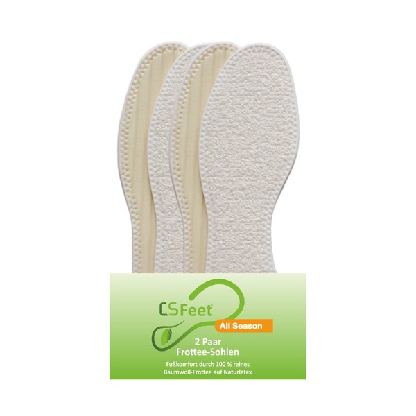 Made in Germany 2 Pairs All Season Insoles for Shoes