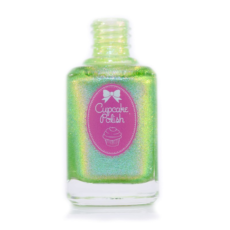 Cupcake Polish Eldhraun - Pea Green Nail Polish Shifting Nail