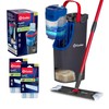 O-Cedar H2prO Flat Mop System with 2 Mop Head Refills